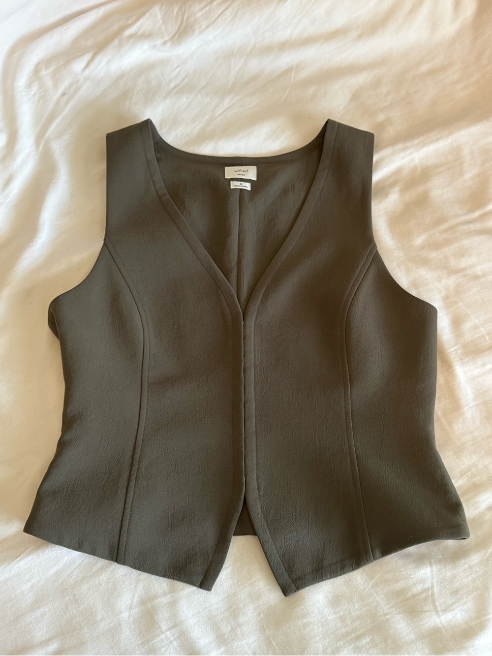 Wilfred Olive Green Attire vest
